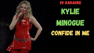 Kylie Minogue  Confide In Me  Karaoke [upl. by Pardew]