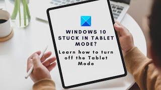 How to turn On or Off tablet mode on Windows 10  Windows tablet mode quick tutorial [upl. by Oirevlis]