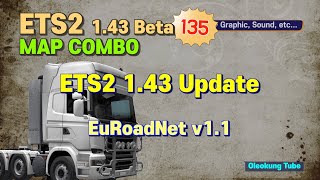 ETS2 143 Beta Map Combo EuRoadNet v11 Roex 32 RusMap 242 Kirov region v11 Sibir v212b [upl. by Olmstead]