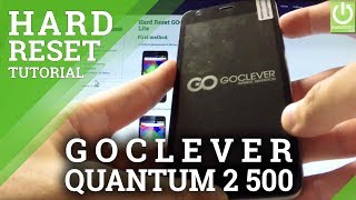 Hard Reset GOCLEVER Quantum 2 500 Lite  Delete All Data  Restore Settings [upl. by Dylan]