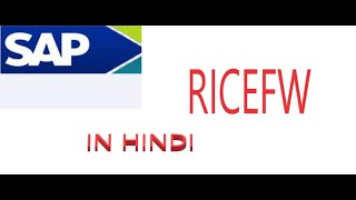 SAP RICEFW in HINDI  Interface in SAP  CONVERSION in SAP [upl. by Aliber]