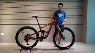 Giant Reign Advanced Pro 1 29 2022 Bike Check [upl. by Harli809]