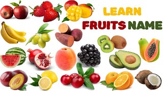 Fruits Vocabulary ll 20 Fruits Name In English With Picture ll Learn English Vocabulary fruits [upl. by Ahcilef]