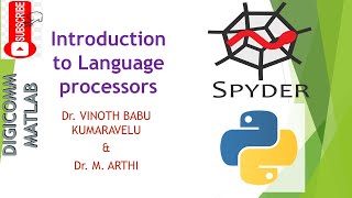 Introduction to Language processors by Dr Vinoth Babu Kumaravelu [upl. by Albric977]