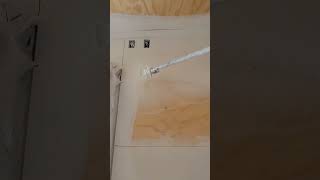 spraying Primer on plywood painting pintor diypainting diy paintingideas pintura [upl. by Latsirc482]