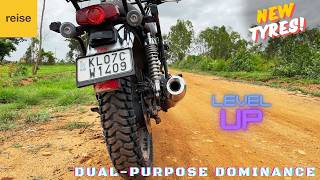 Reise Moto Trail R tyres for Honda CB350 Highness Malayalam reisemoto offroading malayalam [upl. by Auvil]