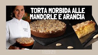 Torta morbida alle mandorle e arancia  veloce facile golosa e gluten free [upl. by Tonnie]