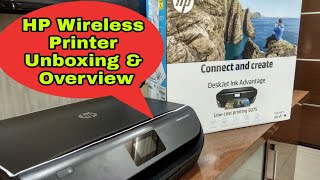 Hp Deskjet Ink Advantage 5075 Printer Unboxing amp Overview [upl. by Eirena]