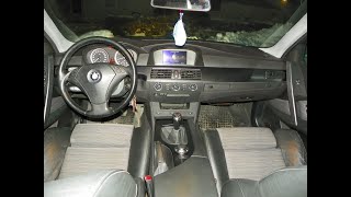 Bmw E60 Carbon Fiber Wrap Interior [upl. by Barlow]