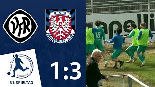 FSV Frankfurt bezwingt Aalen in Unterzahl   VfR Aalen  FSV Frankfurt 1899  31 Spieltag RLSW [upl. by Acinimod60]