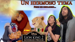 Reacción Doblaje Latino vs Español REY LEÓN 2 ¡EL VIVE EN TI disney elviveenti elreyleon [upl. by Tatianna]