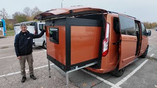 SLIDEOUT WOHNMOBIL CAMPER BEKANNT AUS ARD EINFACH GENIAL Handwerker erfindet 6000 € Camper Van [upl. by Otina311]