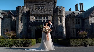 Hatley Castle Victoria Wedding  Natasha  Richard  Highlight [upl. by Htomit403]