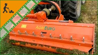 Trinciatrice per erbalegna a trattore pesante Agrieuro PS 200 come funziona il prodotto [upl. by Dellora]