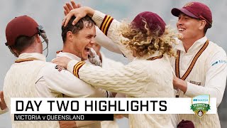 Vics take upper hand despite Swepson hattrick  Marsh Sheffield Shield 201920 [upl. by Zap632]