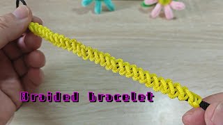 knot artWeave a beautiful bracelet for someone you love Rope weaving tips [upl. by Eudocia20]