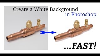 Create a Perfectly White Background in Photoshop FAST [upl. by Norha]