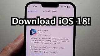 How to Download iOS 18 Developer Beta Free for ALL amp Quick [upl. by Pricilla183]