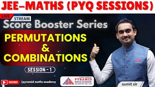 Permutations and combinations JEE PYQs Score booster SeriesPyramidMathsAcademy [upl. by Nie]