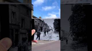 Then and Now  Sainte Mère Èglise on DDay 1944 history normandy thenandnow [upl. by Otina978]