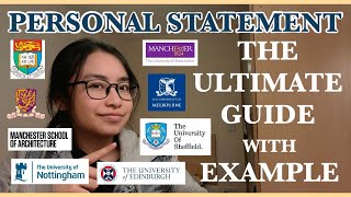 How to Write an Architecture Personal Statement For University Application University of Manchester [upl. by Dory61]