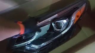 2018 Kia optima headlamp replace and you must take the bumper off [upl. by Eneleuqcaj217]