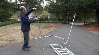 DIY 48quot Extension Ladder Stabilizer [upl. by Yve879]