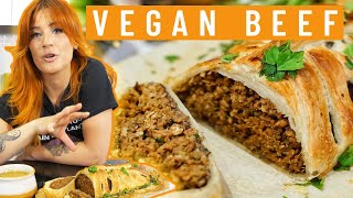 I Made A Vegan Beef Wellington It ACTUALLY Tastes Like Meat [upl. by Urbai]