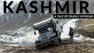 FJ CAMPER ON WAY TO RATTI GALI LAKE IN KASHMIR  EXTREME OFFROAD  VAN LIFE IN NEELUM VALLEY [upl. by Beichner]