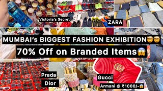 MUMBAI’s BIGGEST FASHION EXHIBITION  Upto 70 Off on Popular Brands😱 l Zara Armani LV Dior💰💰 [upl. by Effie135]