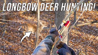 Longbow Deer Hunting Turns into an 1000 Yard Track Job [upl. by Ybbil]