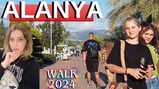 Alanya City marina walking tour 2024  Alanya Antalya turkey holiday turkey travel 4k [upl. by Anni402]