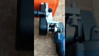 Angle grinder becomes electric sawchainsaws hardware tools viralvideo foryou [upl. by Martreb]