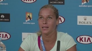 Cibulkova reflects on quarterfinal victory [upl. by Fairman]