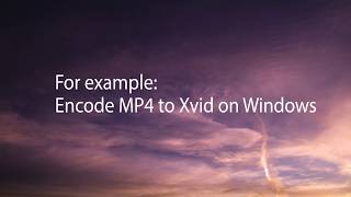 Encode MP4 to Xvid on Mac and Windows [upl. by Ludlow228]