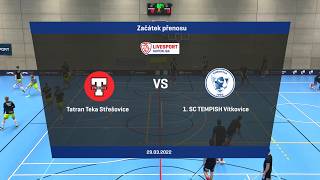 20220329 Tatran Střešovice vs 1 SC TEMPISH Vítkovice [upl. by Yrrep270]