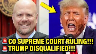 WOW Trump DISQUALIFIED by Colorado Supreme Court from Election [upl. by Aseeral]