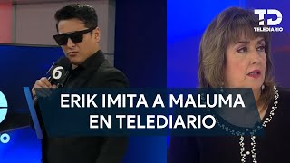 Erik Rocha imita a Maluma y le dedica canción a la Licenciada María Julia [upl. by Lull318]