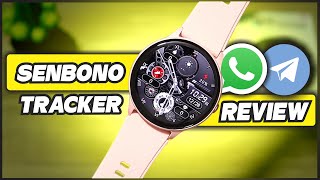 Smartwatch SENBONO TRACKER com Função CHAMADAS e Acabamento TOP [upl. by Wilburt501]