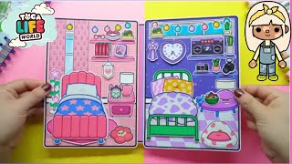 💕Toca Life World Quiet Book  Livro de Papel do Toca Life  Toca Life World Game Book  DIY 🟡 [upl. by Berg]