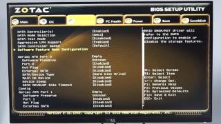 Zotac ZBOX nano CI521 im Test  Das BIOS [upl. by Htebirol]