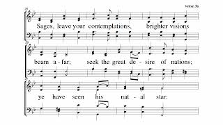 Angels From The Realms Of Glory notated music [upl. by Niwrad594]