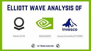 Elliott Wave Analysis of Palantir PLTR NVIDIA NVDA and a Commodities ETF PDBC [upl. by Adnauq253]