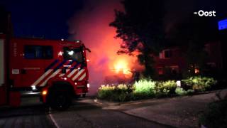 Opnieuw brand in Holten camper in vlammen opgegaan [upl. by Anikas]