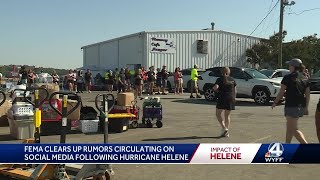 FEMA Greenville Downtown Airport address rumors conspiracy theories on social media after Helene [upl. by Llednar]