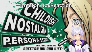 Breeton went and made a banger quotChildish Nostalgiaquot Breeton Boi Reaction [upl. by Gombach]