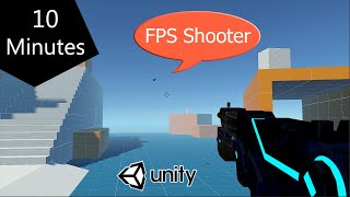 Make a FIRST PERSON SHOOTER in 10 MINUTES  Unity Tutorial [upl. by Rehnberg6]