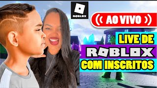 JOGANDO COM LENDAS NA LIVE  roblox [upl. by Aryk]