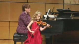 Amazing 6 Year Old Child Violinist Brianna Kahane Performs quotVivaldi Concerto in A Minorquot [upl. by Albie]