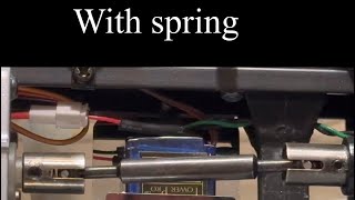 Rc Tamiya globe liner propeller shaft problem solve with a simple pen spring [upl. by Llesig]